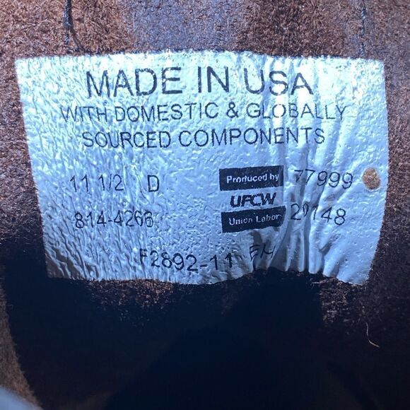 Thorogood Waterproof Work boots  11/1/2 Excellent Condition - Picture 5 of 6